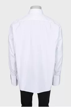 Men's straight white shirt