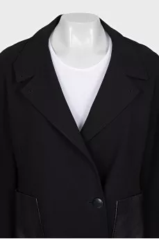 Jacket with patch pockets