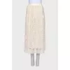 Lace skirt with elastic band