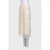 Lace skirt with elastic band