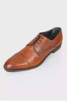 Light brown brleather men's boots