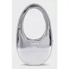 Silver oval bag