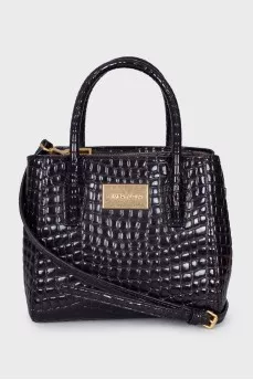 Eco-leather crossbody