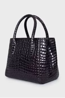 Eco-leather crossbody