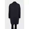 Oversized button-down coat