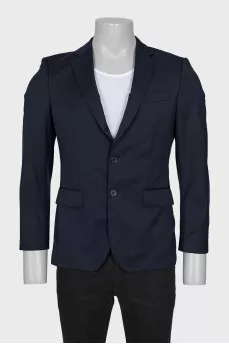 Men's black wool jacket