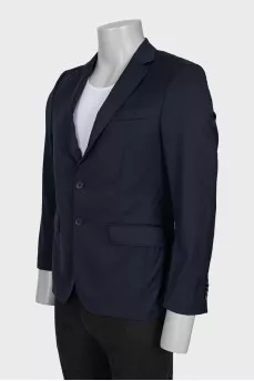 Men's black wool jacket
