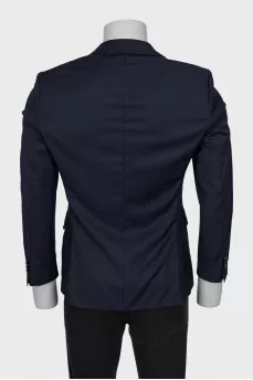 Men's black wool jacket
