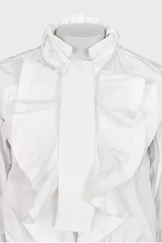 Jacket decorated with flounces