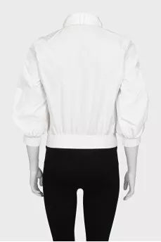 Jacket decorated with flounces