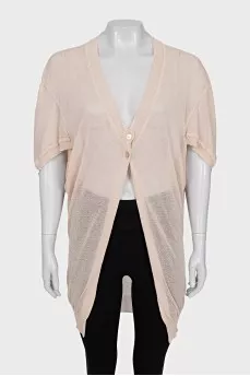 Long cardigan with 3/4 sleeves