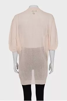 Long cardigan with 3/4 sleeves