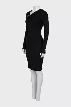 Cocktail dress with gold decor