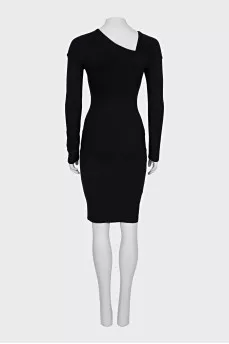 Cocktail dress with gold decor