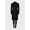 Black fitted coat