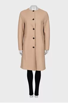 Double-sided lamb fur coat