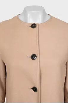 Double-sided lamb fur coat