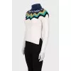 Wool and cashmere turtleneck sweater