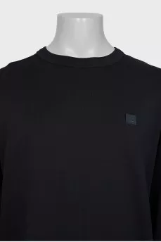 Men's black sweatshirt with tag
