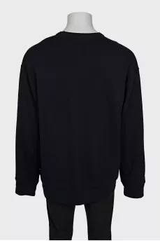 Men's black sweatshirt with tag