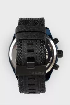 Men's watches with a graphite-blue dial