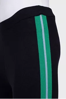 Skinny leggings with stripes