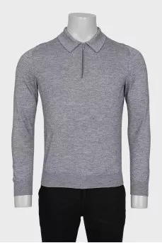 Men's cashmere and silk pullover