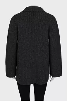 Oversized pullover made of wool and cashmere