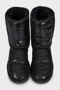 Ugg boots decorated with sequins