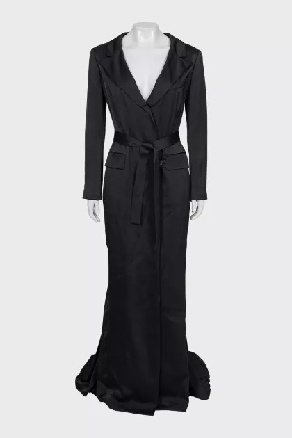 Black maxi dress