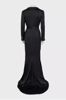 Black maxi dress