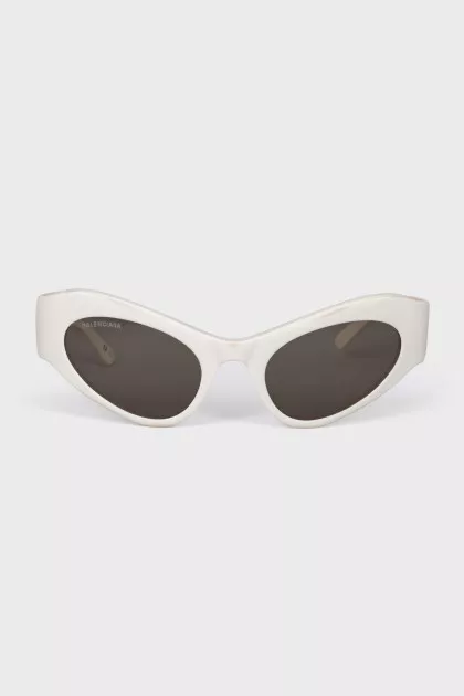Sunglasses with white frames