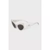 Sunglasses with white frames
