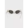 Sunglasses with white frames
