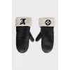 Sheepskin cap and glove set