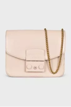 Metropolis leather chain bag
