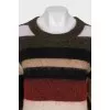 Striped oversized sweater