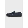 Men's blue loafers