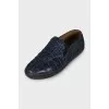 Men's blue loafers