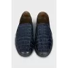 Men's blue loafers