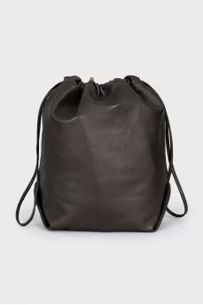Leather Teddy Bucket Bag
