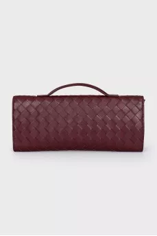 Andiamo leather clutch