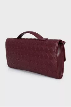 Andiamo leather clutch