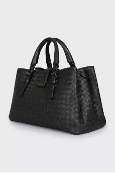 Roma woven leather bag