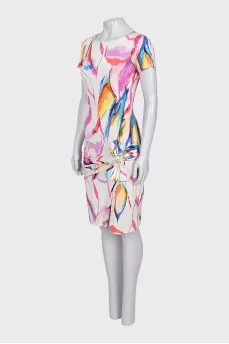 Fitted printed dress