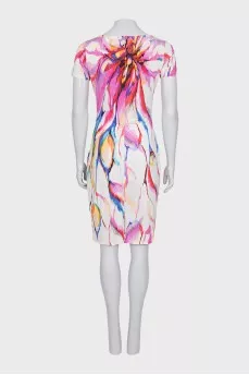 Fitted printed dress