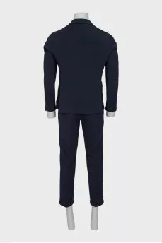 Men's suit with cropped trousers