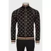 Men's zippered cardigan