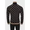 Men's zippered cardigan