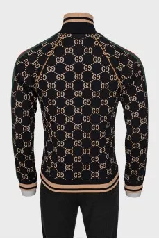 Men's zippered cardigan